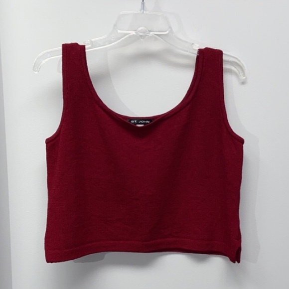 St. John Tops - Vintage St. John Knit Crop Top